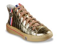 Snoop Dogg: Snoop One Gold Medal High-Top Sneaker - Men's Gold Metallic  Snake Print view
