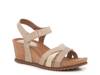 Talia Wedge Sandal Taupe view