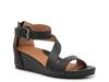 Gwen Wedge Sandal Black view