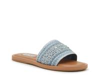 Sienna Sandal Blue Woven Raffia view