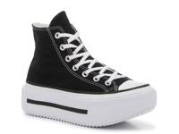 Chuck Taylor All Star Double Stack High-Top Platform Sneaker Black view