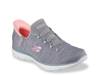 Slip-ins® Summits Everyday Set Sneaker - Women's Grey/Coral view