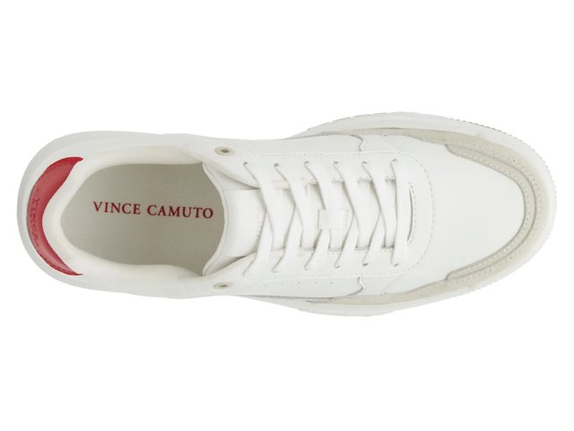 Vince Camuto VY Pieter Sneakers Mens 10 White Leather Nubuck Gum Sole Casual NIB Vince Camuto Pieter Court Sneaker - Free Shipping | DSW main image 2