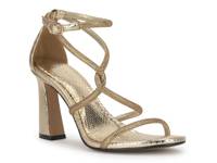 Halria Sandal Gold Metallic view