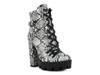 Palmetto Platform Bootie Black Snake Print view