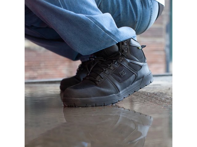 DC WORK CREW Pure Waterproof Composite Toe High-Top Work Sneaker