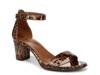 Vera Sandal Brown Cheetah Print Patent Synthetic view