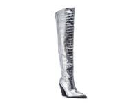 Grissel Thigh-High Boot Silver Metallic view
