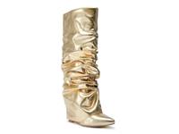 Zumma Foldover Boot Gold Metallic view