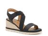 Inca Espadrille Wedge Sandal Black view