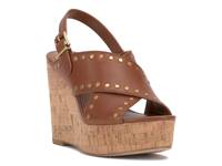 Ellna Wedge Sandal Dark Brown view