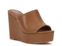 Etta Wedge Sandal Golden Walnut Leather view