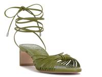 Lory Lace-Up Sandal Dark Green view