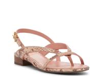 Melly Sandal Blush Snake Print view