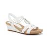 Vannia Wedge Sandal White view