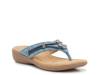 Silverbay Sandal Blue Denim Fabric view