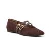 Aretha Mary Jane Flat Dark Brown view