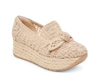 Jaka Platform Slip-On Beige Raffia view