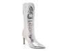 Kasedy Western Boot Silver Metallic Leather view