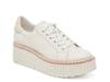 Twain Wedge Sneaker White Leather view
