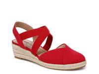 Kimball Espadrille Wedge Sandal Fire Red view