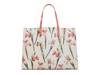Sukicon Tote Ivory/Coral/Green Floral Print view