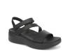 Sophia Wedge Sandal Black view