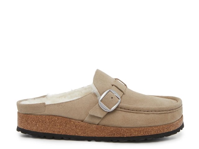 Birkenstock Buckley Shearling Clog - Women's - Free Shipping | DSW
