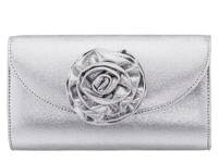 Frily Clutch Silver Metallic view
