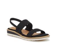 Petulia Wedge Sandal Black view