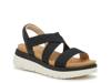 Pem Wedge Sandal Black view