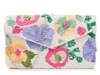 Beaded Flap Clutch Multicolor Floral Print view