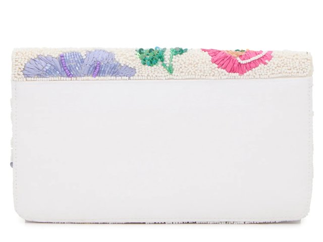 Beaded Flap Clutch