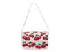 Cherry Beaded Shoulder Bag White/Red view