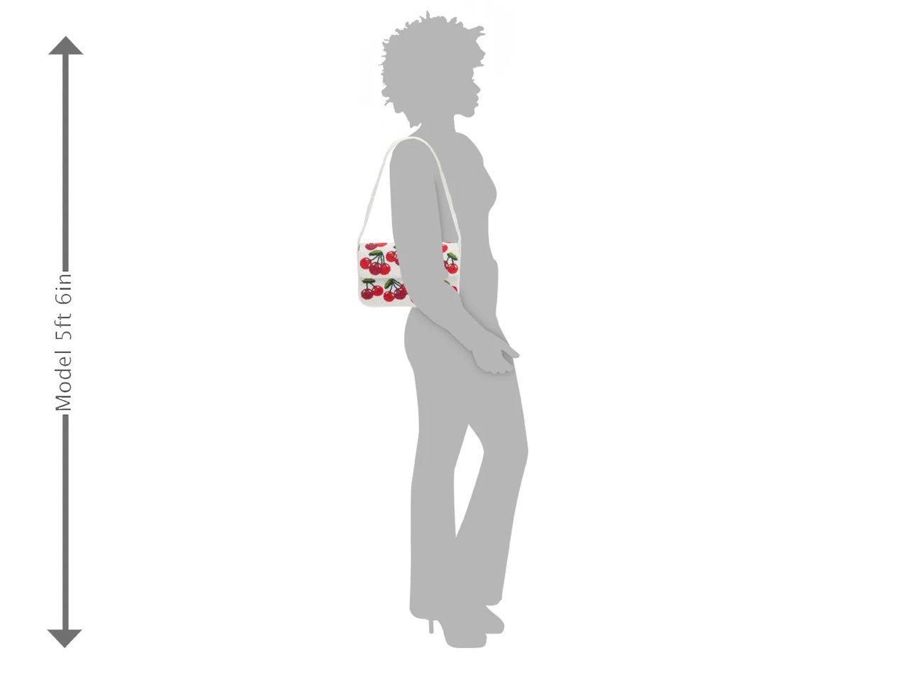 Cherry Beaded Shoulder Bag