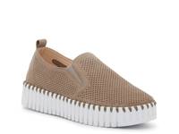 Tulip Platform Slip-On Grey view