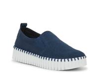 Tulip Platform Slip-On Navy view