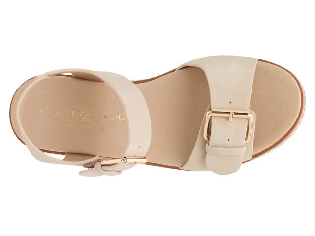 Amazon.com | Chinese Laundry Women Chinese Laundry Sage Green Double-Strap Platform Slides display picture 1