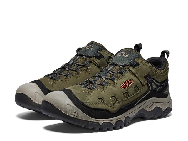 KEEN Shoes Mens Size 10.5 Green Leather Trail Hiking Walking Sneakers 1029819 Keen Men main image 3