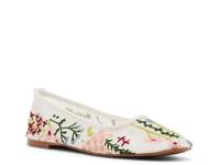 Cass Ballet Flat White/Multicolor Floral view