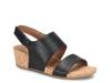 Reba Wedge Sandal Black view