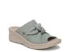 Smile Wedge Sandal Sage view