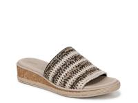 Breezy Wedge Sandal Black/Beige Stripe view