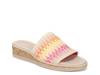 Breezy Wedge Sandal Pink/Multicolor Stripes view