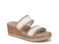 Resort Wedge Sandal White Raffia view