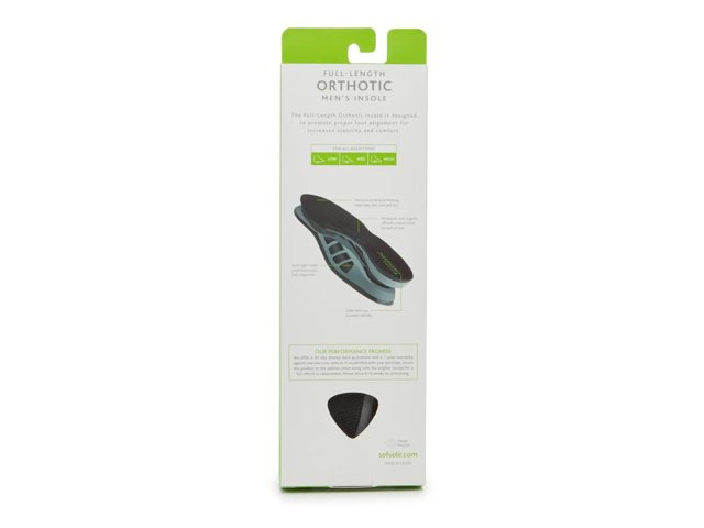 Sof Sole Men's Full-Length Orthotic Insole