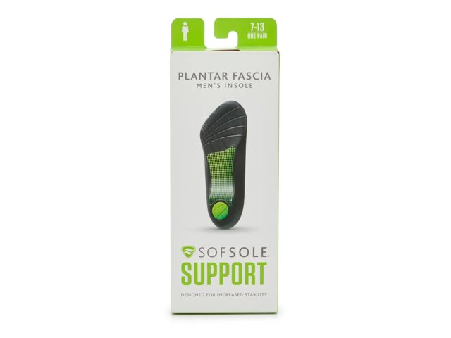 Sof Sole Support Men's Plantar Fascia Insole