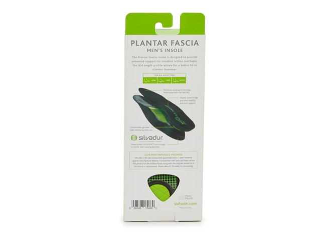 Sof Sole Support Men's Plantar Fascia Insole