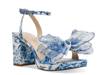 Darbie Sandal Blue/White Floral Print view