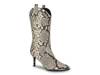 Wurlie Western Bootie Black/White/Snake Print view